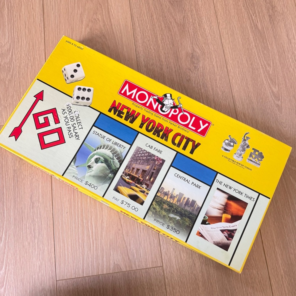 Monopoly New York City Edition Board Game USAopoly Parker Brothers NYC Collector